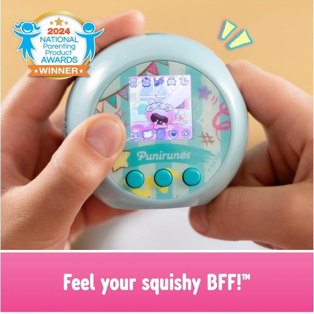 Punirunes, Interactive Digital Toy with 55 Squishy Characters Inside.